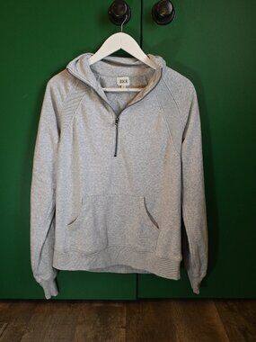 BKE Light Gray Quarter-Zip Pullover